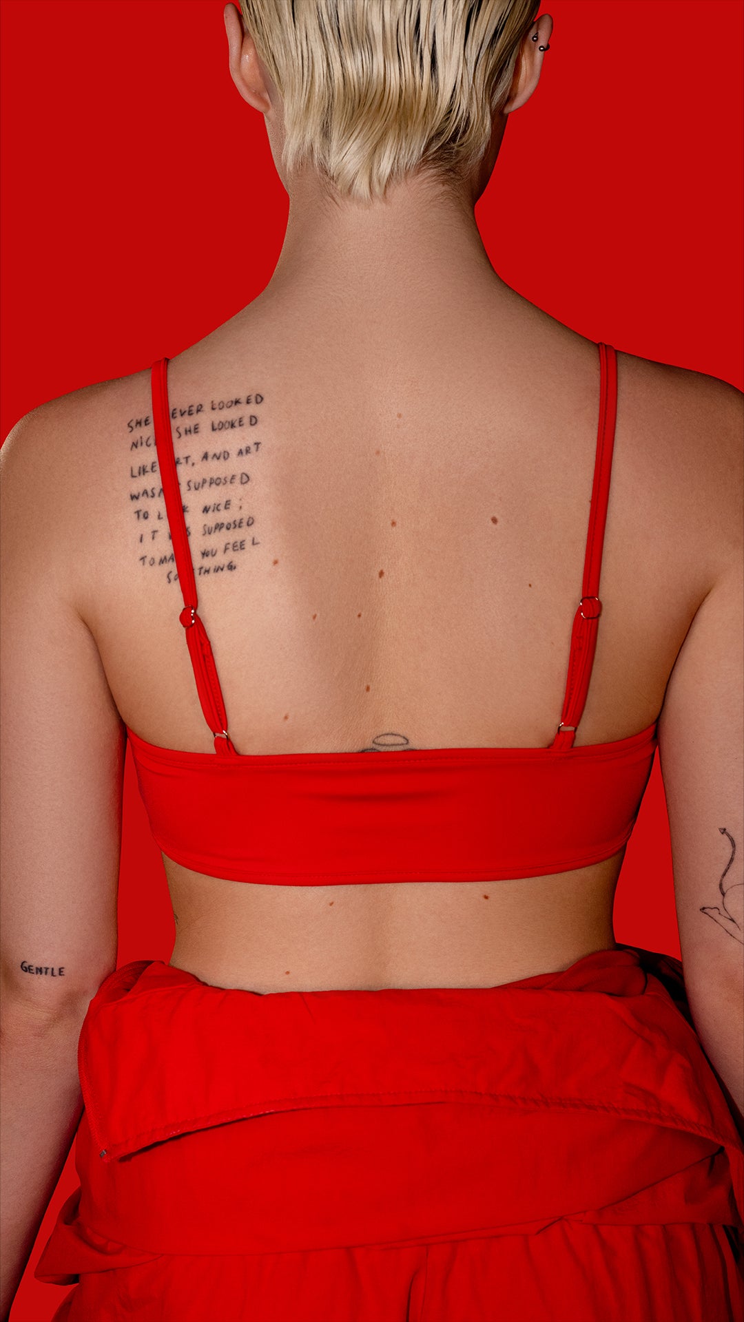 RED BRALETTE