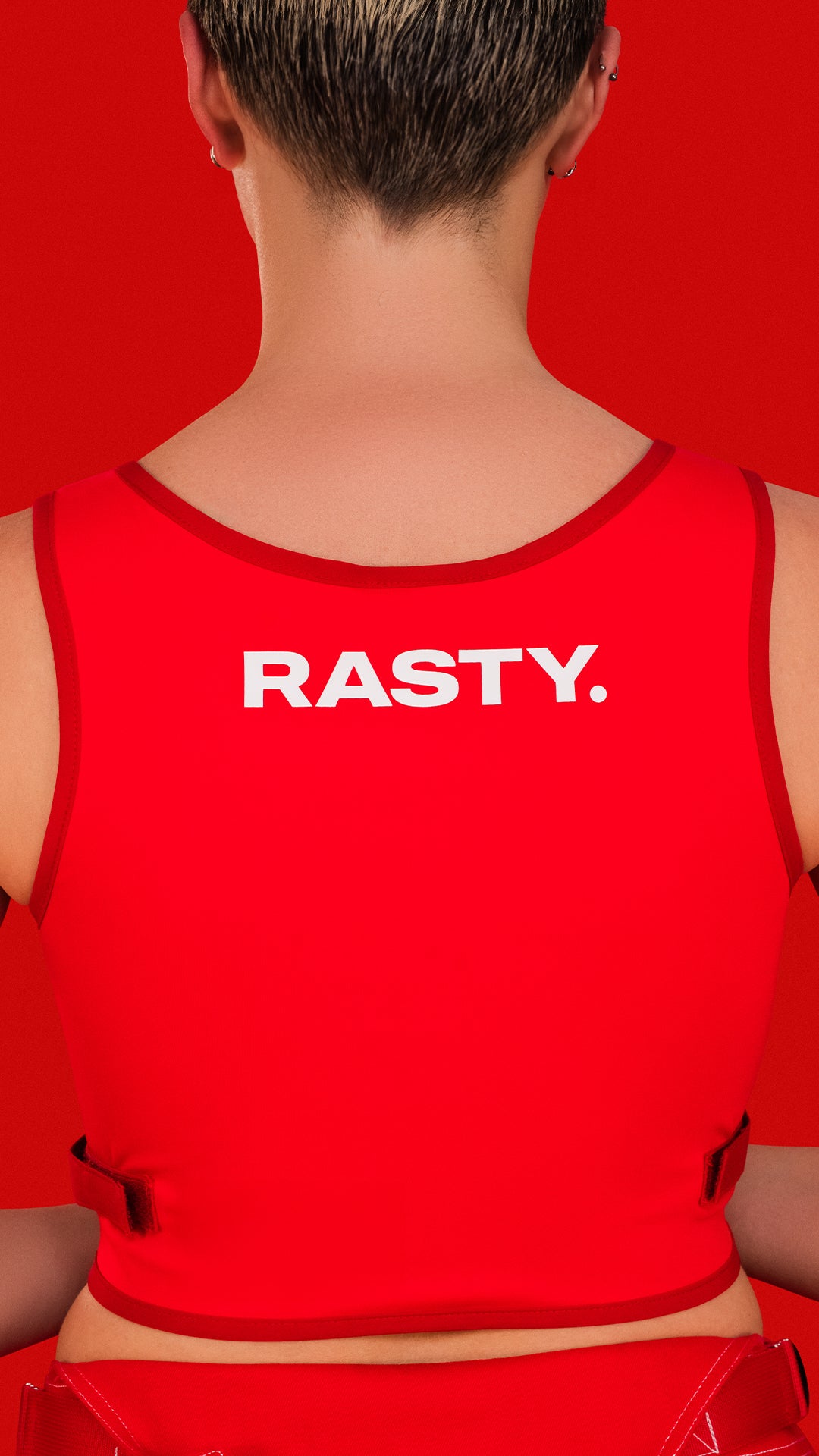 RED UTILITY VEST