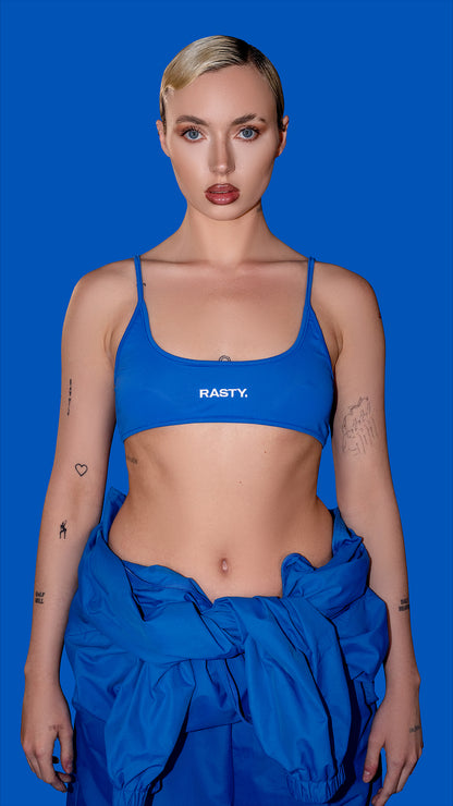 BLUE BRALETTE