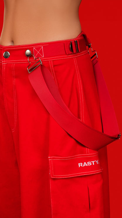 RED DUNGAREES