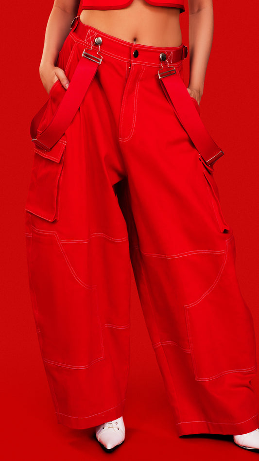RED DUNGAREES