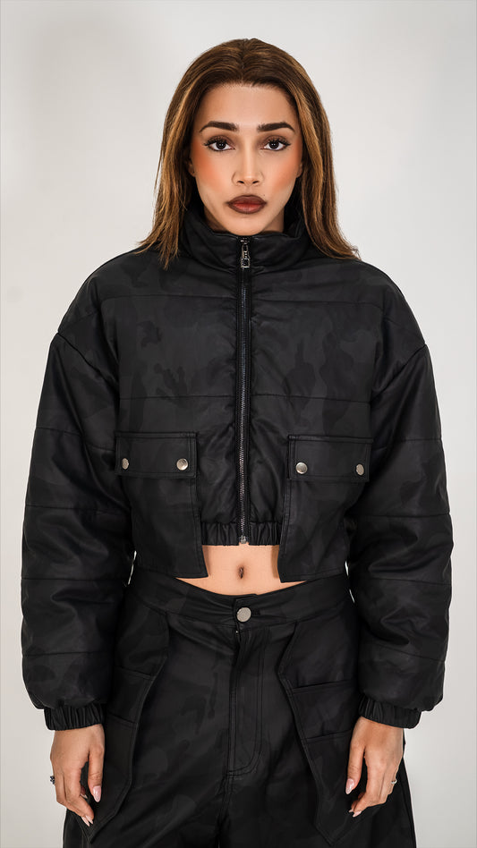 CROPPED FUTURE CAMO JACKET