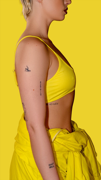 YELLOW BRALETTE