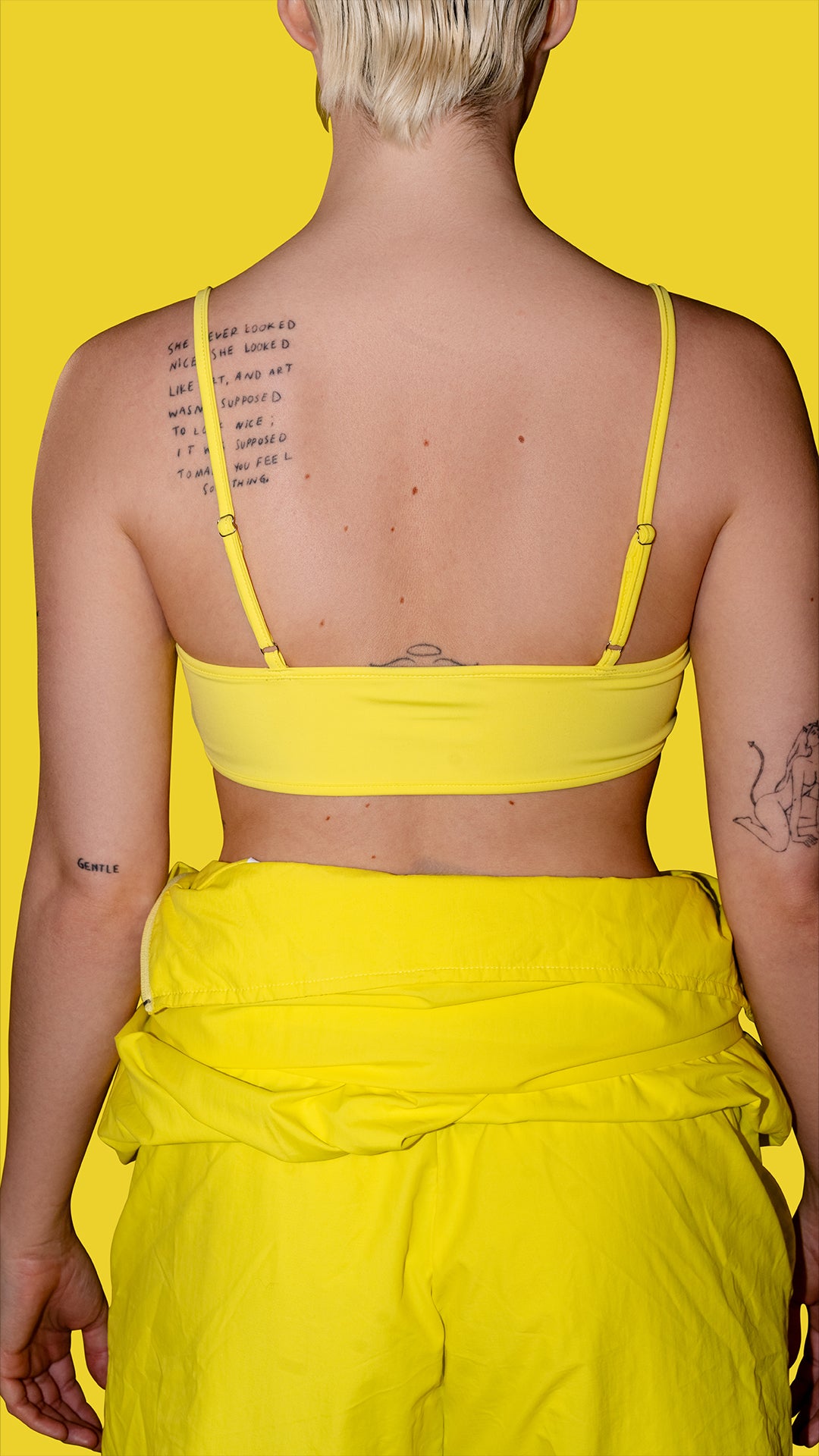 YELLOW BRALETTE
