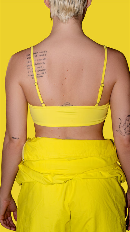 YELLOW BRALETTE